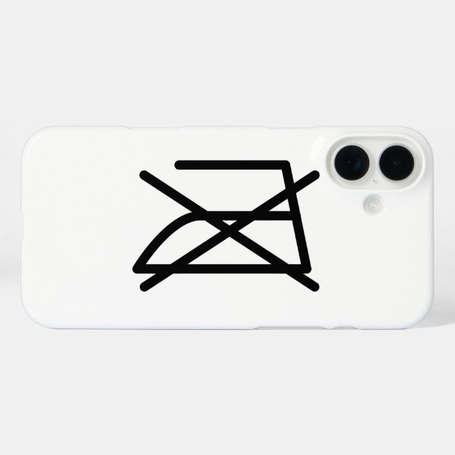 DO NOT IRON! Case-Mate iPhone CASE (Back (Horizontal))