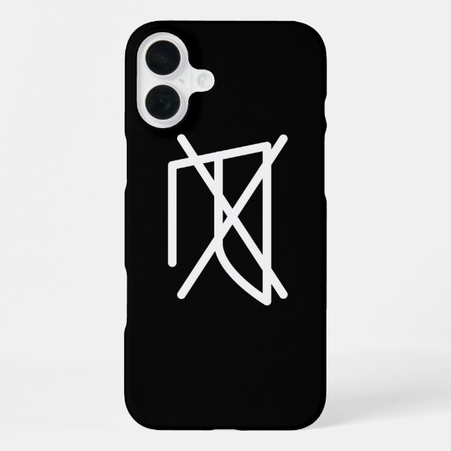 DO NOT IRON! iPhone CASE (Back)