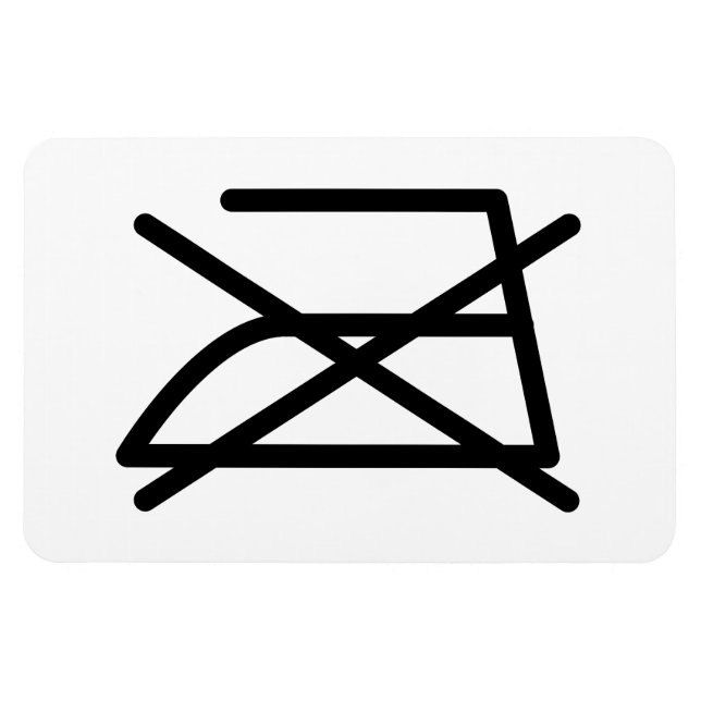 DO NOT IRON! MAGNET (Horizontal)