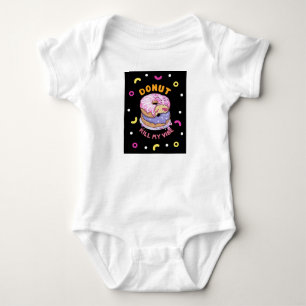 Do Not Kill My Vibe doughnut Baby Bodysuit