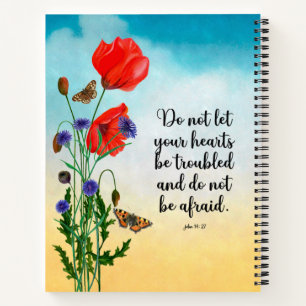 Do not let your hearts be troubled  notebook