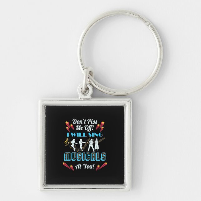 Do Not Me Off Musicals Key Ring (Front)