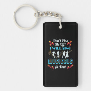 Do Not Me Off Musicals Key Ring