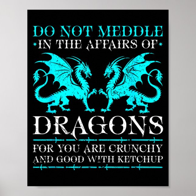 Do Not Meddle Affairs Dragons Fantasy Poster (Front)