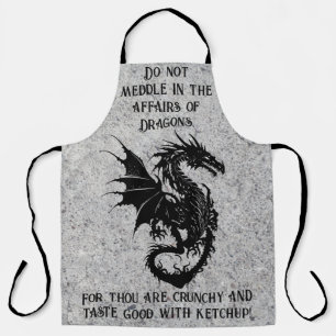 Do Not Meddle Dragon Apron