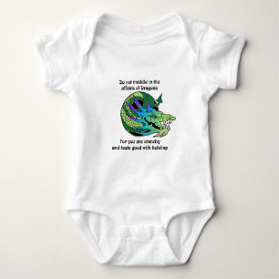 Do Not Meddle in the Affairs of Dragons Baby Bodysuit