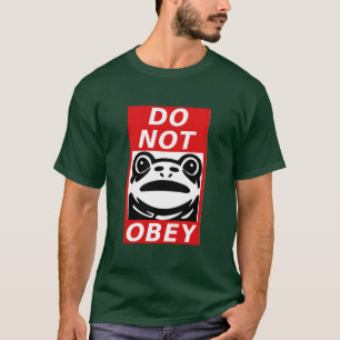 Do Not Obey - Frog 🐸 Free Portland T-Shirt