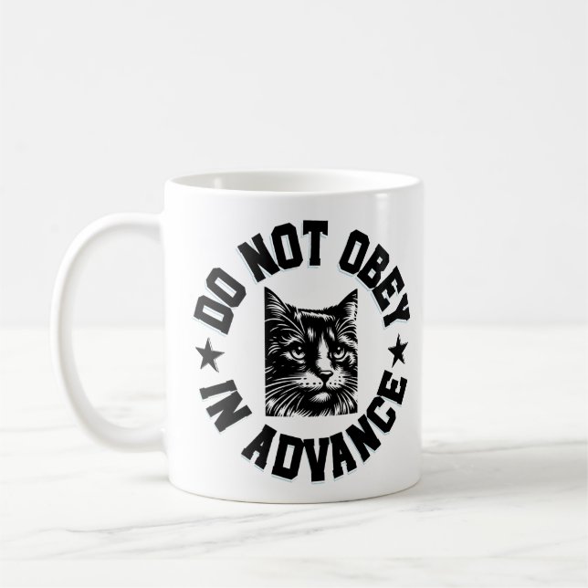 Do Not Obey in Advance Mug (Left)