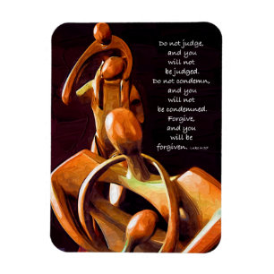Do Not Pass Judgement On Others Magnet