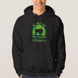 Do Not Pet The Fluffy Cows Bison Yellowstone Park Hoodie