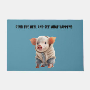 DO NOT RING THE DOOR BELL DOORMAT