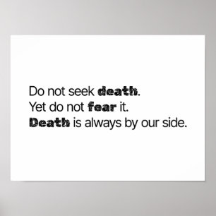 Do Not Seek Death Poster