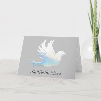 Do Not Stand at My Grave and Weep, Dove of Peace Card