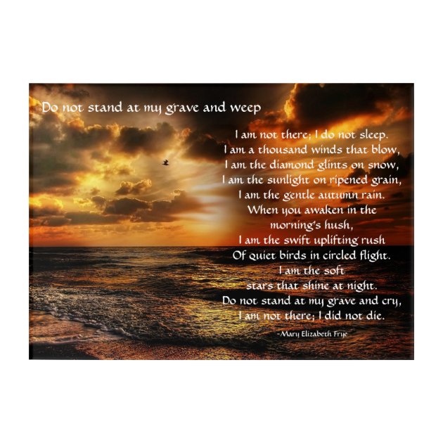 do not stand at my grave and weep leah lyrics