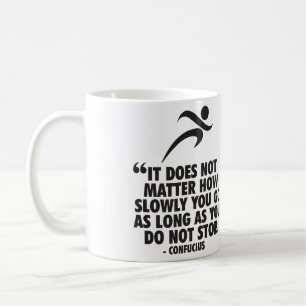 DO NOT STOP. Running Marathon Workout Motivational Coffee Mug