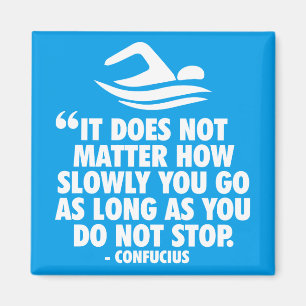 DO NOT STOP - Swimming Motivational Magnet