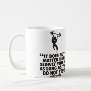 DO NOT STOP. "Weight Lifting" Workout Motivational Coffee Mug