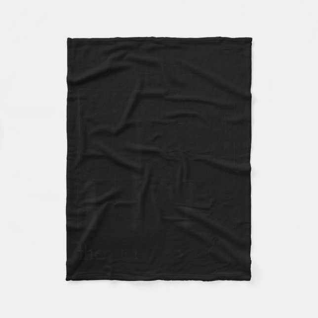 Do Not Think Do Not Am Fun Philosophy Penguin Fleece Blanket (Front)