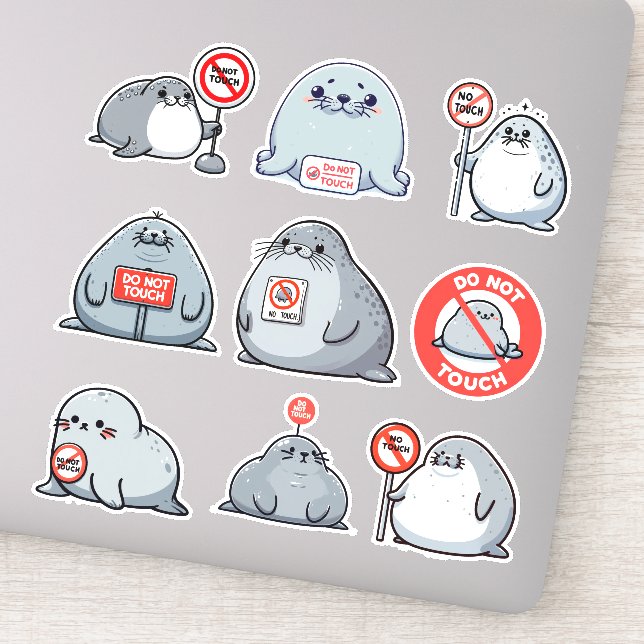 Do Not Touch Neil The Seal (Detail)