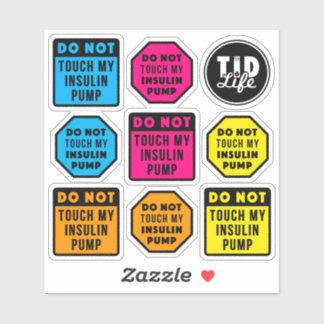 Do Not Touch Pod Stickers [White Vinyl]