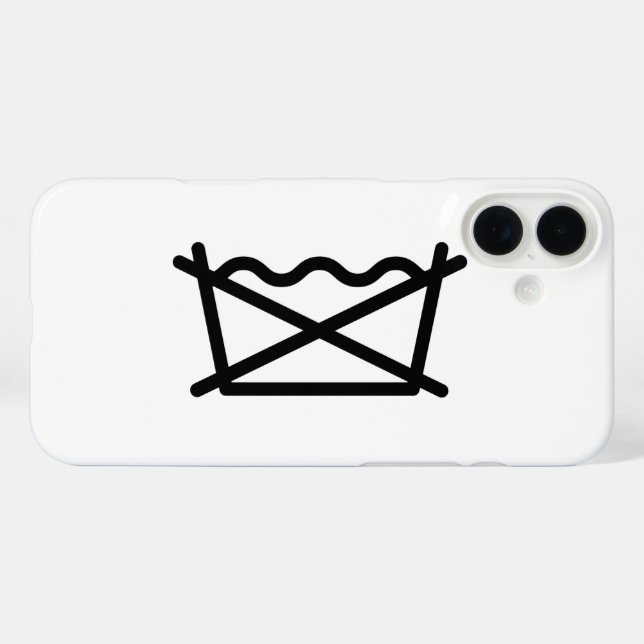 DO NOT WASH! Case-Mate iPhone CASE (Back (Horizontal))