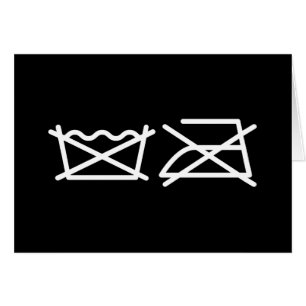 DO NOT WASH! DO NOT IRON! CARD