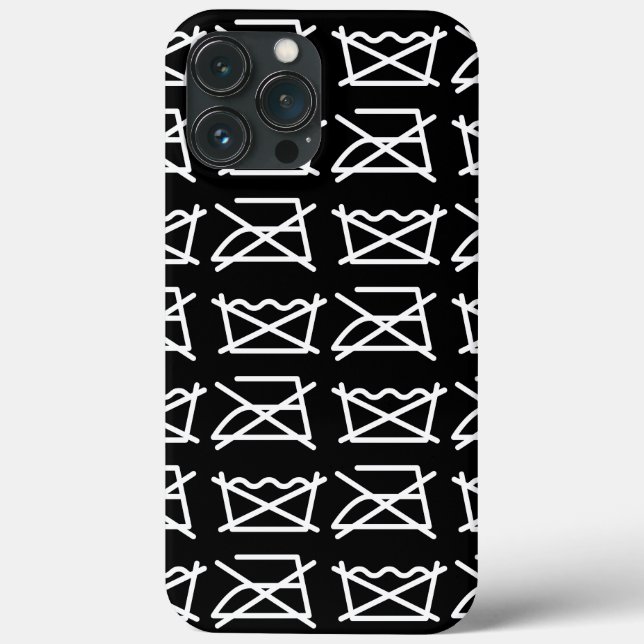DO NOT WASH! DO NOT IRON! Case-Mate iPhone CASE (Back)