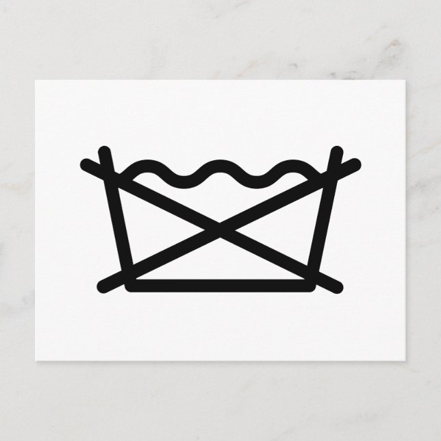 DO NOT WASH! POSTCARD (Front)