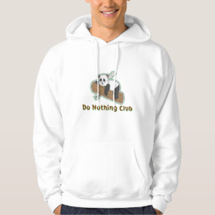 Do Nothing Club Panda Hoodie