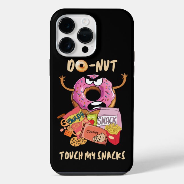 Do-nut touch my snacks iPhone case (Back)