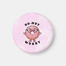 Do‑nut Worry – Cute Doughnut Cartoon Character