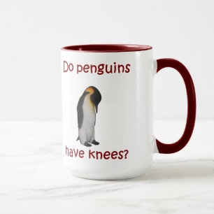 Do penguins have knees? mug