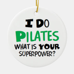 do pilates coffee mug ceramic ornament
