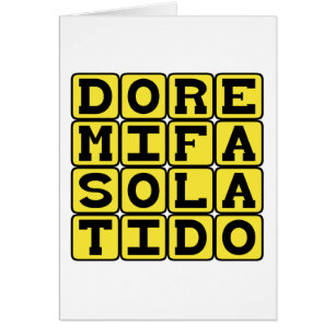 Do Re Mi Fa So La Ti Do, Notes of the Tonal Scale