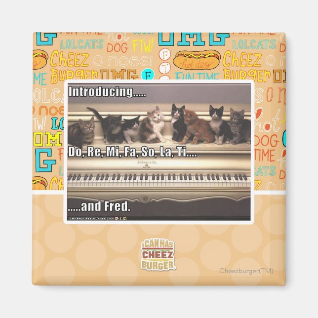 Do, Re, Mi, Fa, So, La, Ti, Fred Magnet (Front)