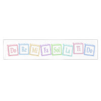"Do Re Mi" Full Octave Solfege Musical Baby Blocks