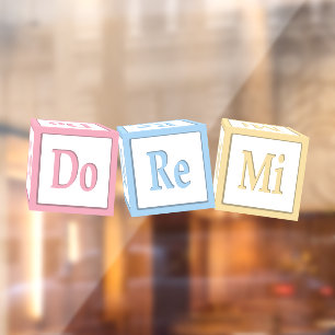 "Do Re Mi" Solfeggio Baby Blocks Kids Musical