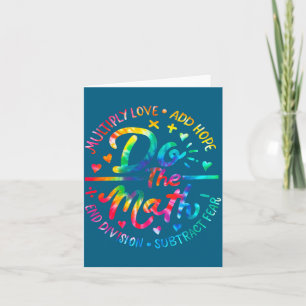 Do Shirt Math Multiply Add Hope Math Card