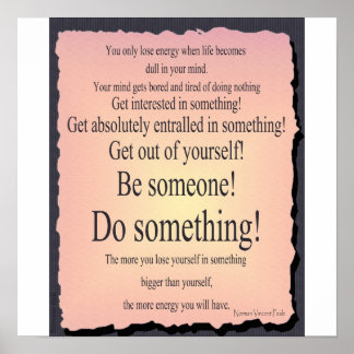 Do Something - Be Someone Poster
