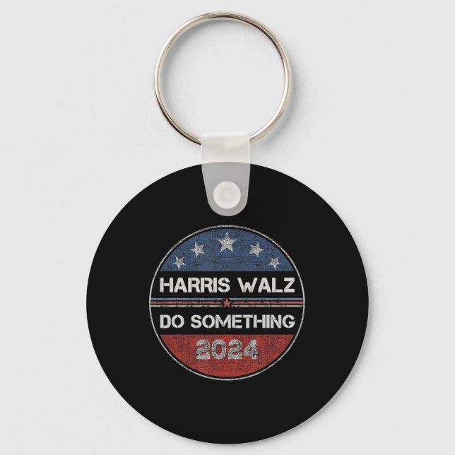 Do Something Kamala Harris Election 2024 Forward K Key Ring (Front)