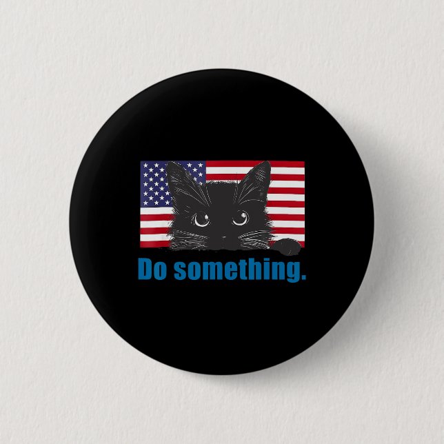 Do Something Michelle Obama  6 Cm Round Badge (Front)