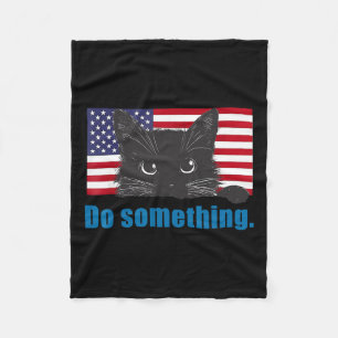 Do Something Michelle Obama Fleece Blanket