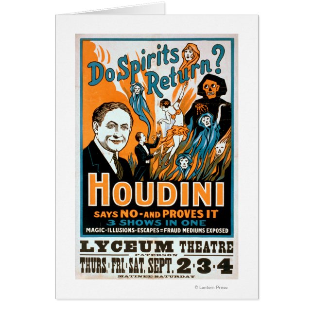Do Spirits Return? Houdini Says NO - Proves It (Front)