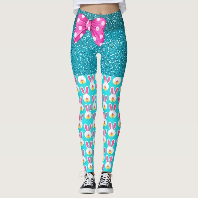 Do the Bunny Pop Pop Fashion Leggings (Front)