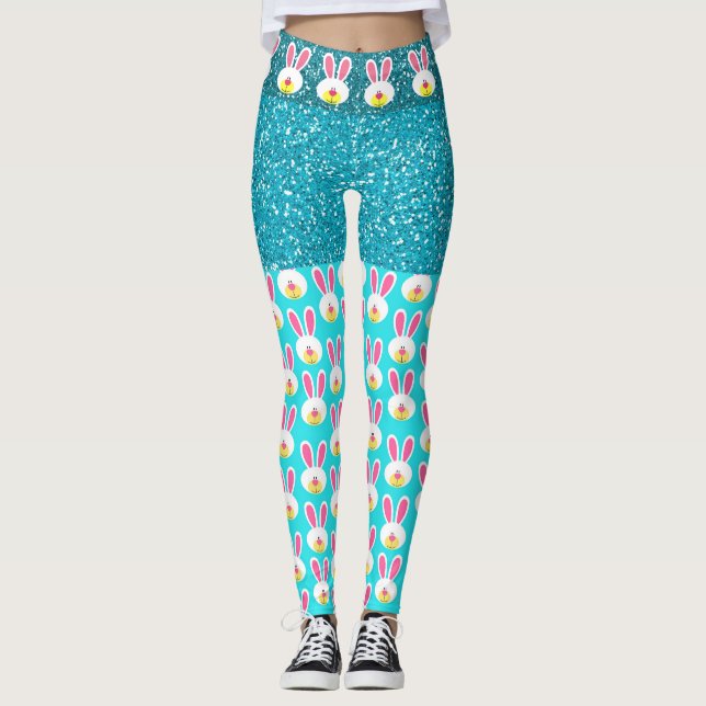 Do the Bunny Pop Pop Fashion Leggings (Front)