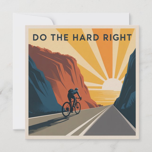 Do The Hard Right Card (Front)