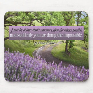 Do the Impossible Motivational Quote Mousepad