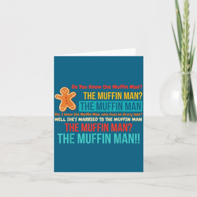 Do The Know Muffin Muffin Card (Front)