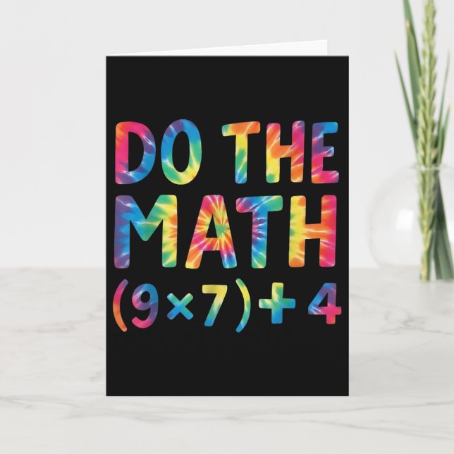 Do The Math 67 Meme _1  Card (Front)