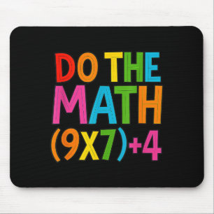 Do The Math 67 Meme 6 7 Funny Six Seven Mouse Pad